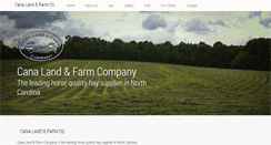 Desktop Screenshot of canalandfarm.com